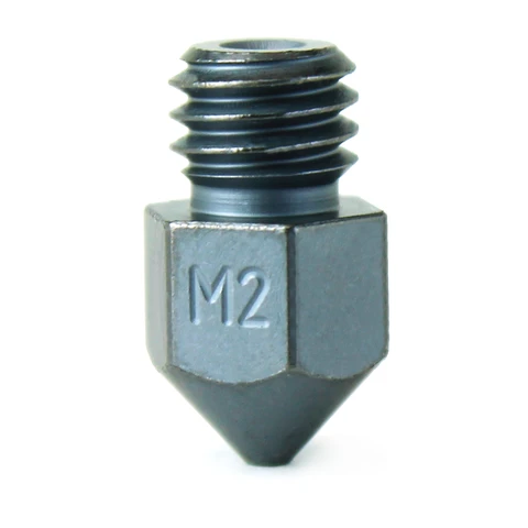 صورة M2 Hardened High Speed Steel Nozzle - MK8 (CR10 / Ender / Tornado / MakerBot)
